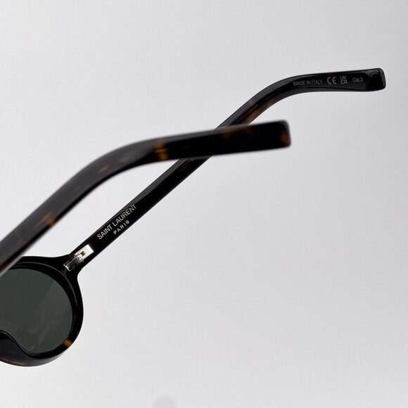 Saint Laurent JEANNE Sunglasses – Havana Oval Frame / Grey Lenses (SL751 002) - Picture 6 of 13